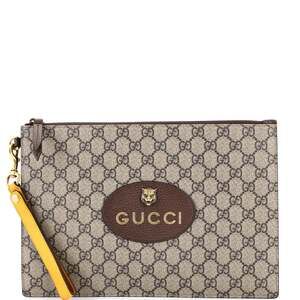 Gucci Neo Vintage Wristlet Pouch Gg #215118G96B